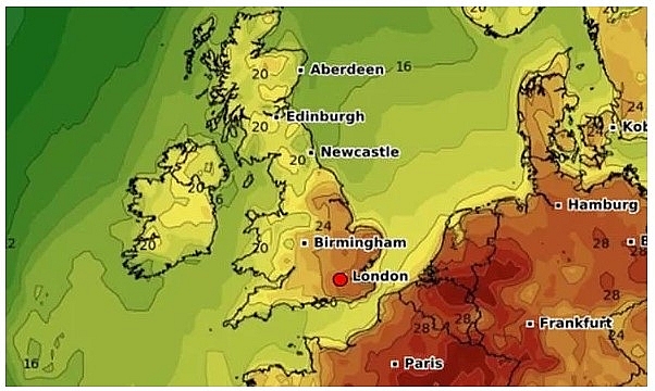 UK and europe weather forecast latest, september 11: